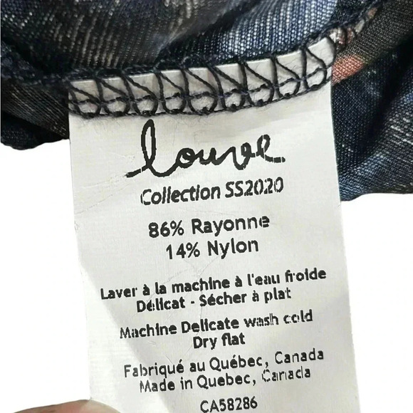 LOUVE blouse SMALL,boho,cottage core,Peplum,scoop neck,loose fit,🇨🇦,sleeveless - Picture 15 of 15